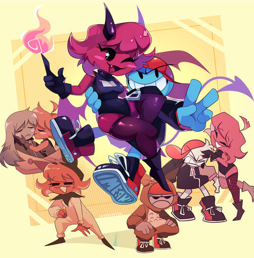 ship art with extra flat color